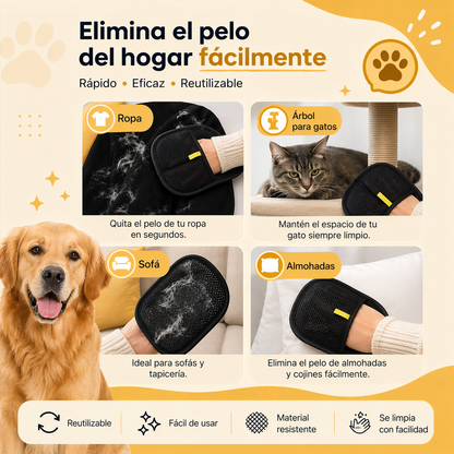 Guante Quita Pelos de Mascotas